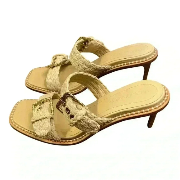 Ulla Johnson Ellery Raffia Sandal in Color Natural Size 41 - Picture 8 of 12